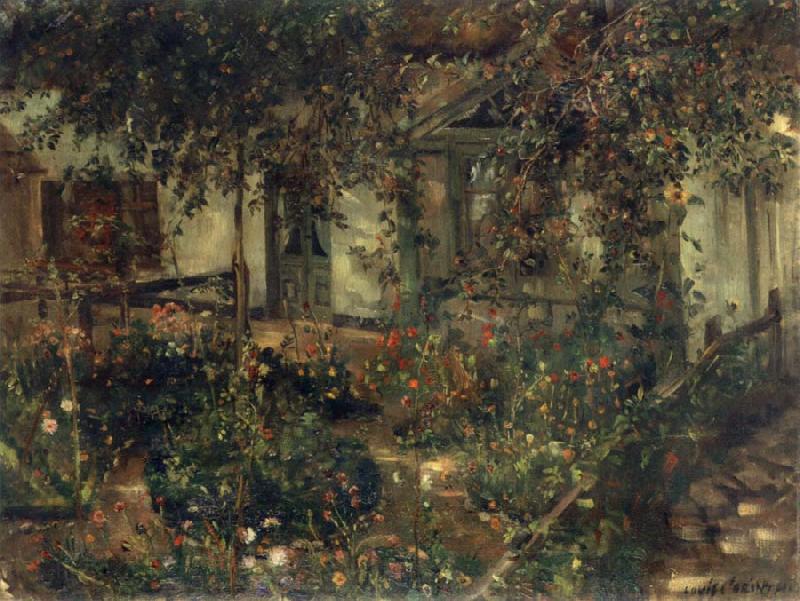 Lovis Corinth Blooming Rustic Garden Spain oil painting art